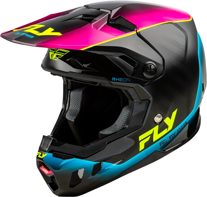 FLY RACING - FORMULA CC UNDERGLOW HELMET BLACK/PINK/BLUE LG