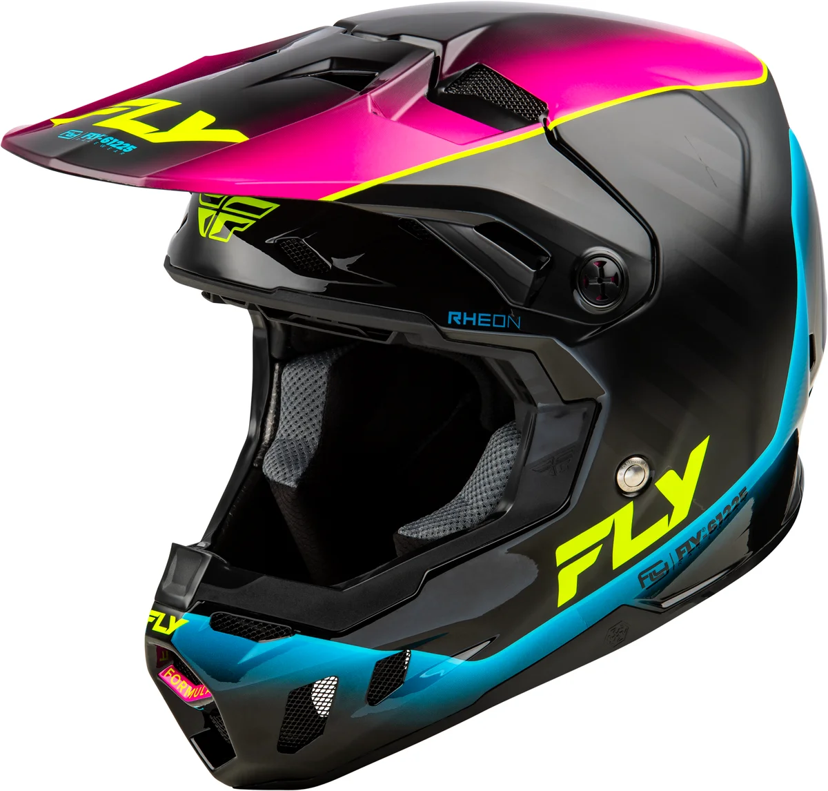 FLY RACING - FORMULA CC UNDERGLOW HELMET BLACK/PINK/BLUE MD