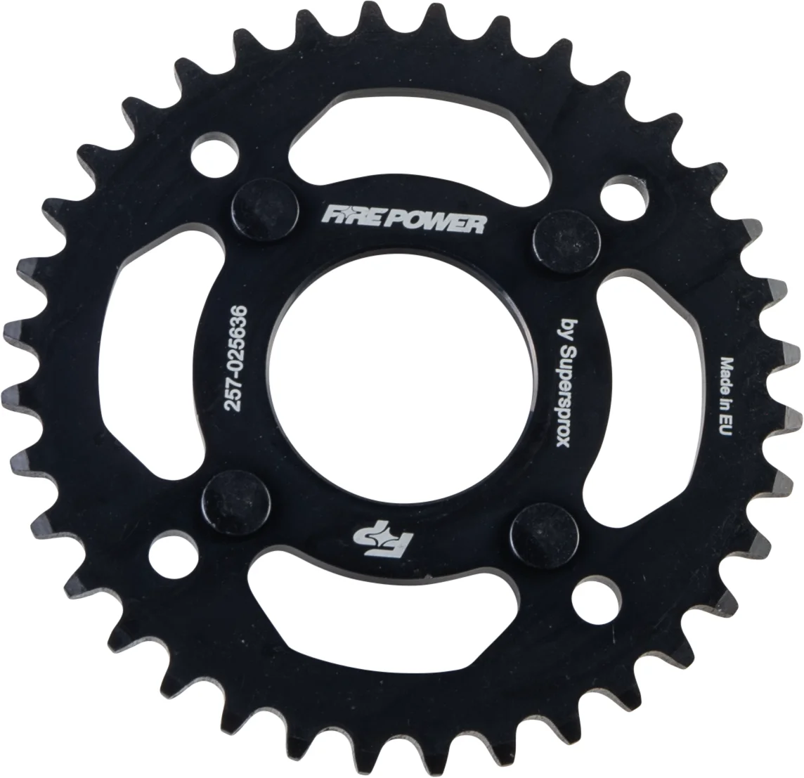 FIRE POWER - FPS-256-36- BLK - Rear Steel Sprocket
