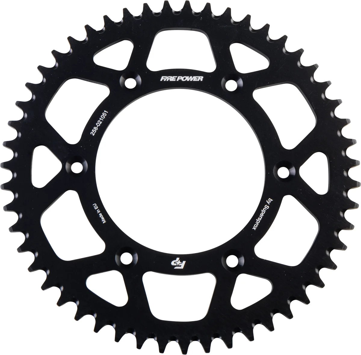 FIRE POWER - FPA-210-51-BLK - Aluminum Rear Sprocket