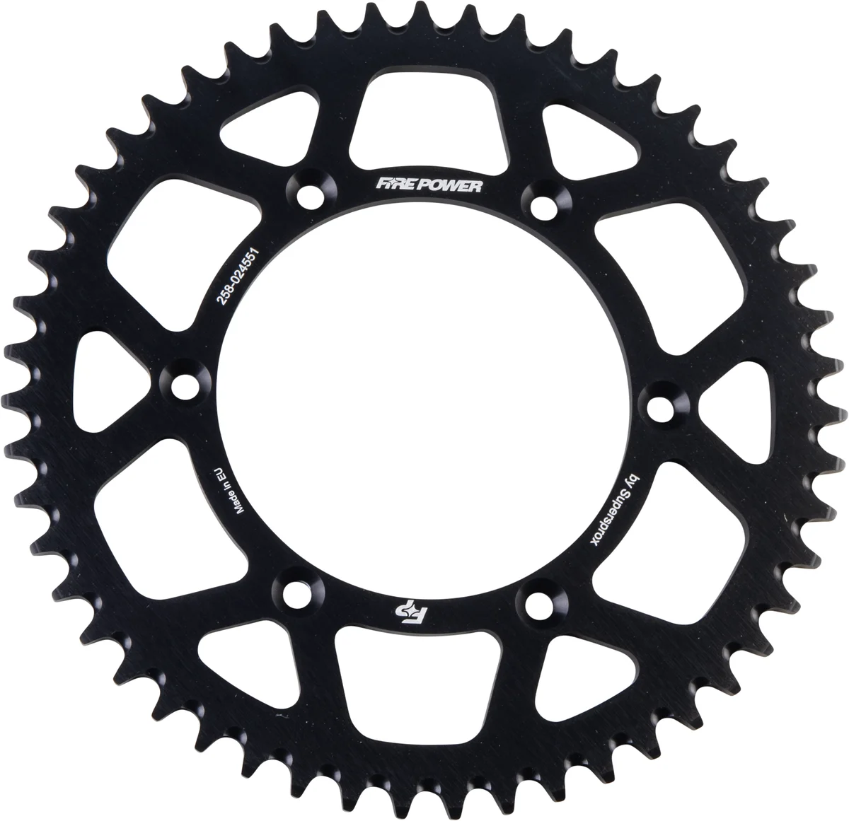 FIRE POWER - FPA-245-51-BLK - Aluminum Rear Sprocket