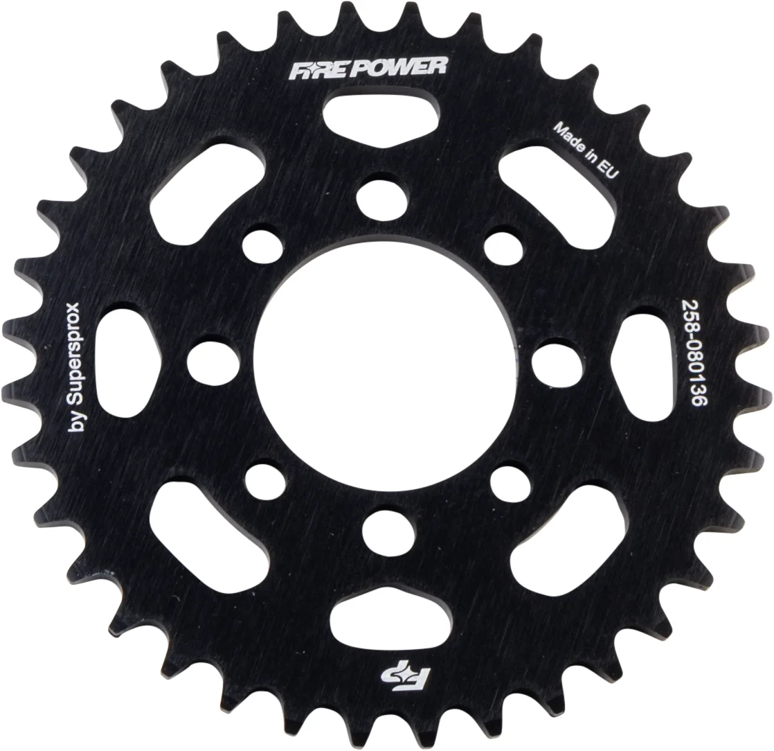 FIRE POWER - FPA-801-36-BLK - Aluminum Rear Sprocket