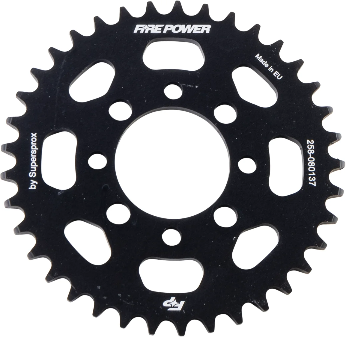 FIRE POWER - FPA-801-37-BLK - Aluminum Rear Sprocket