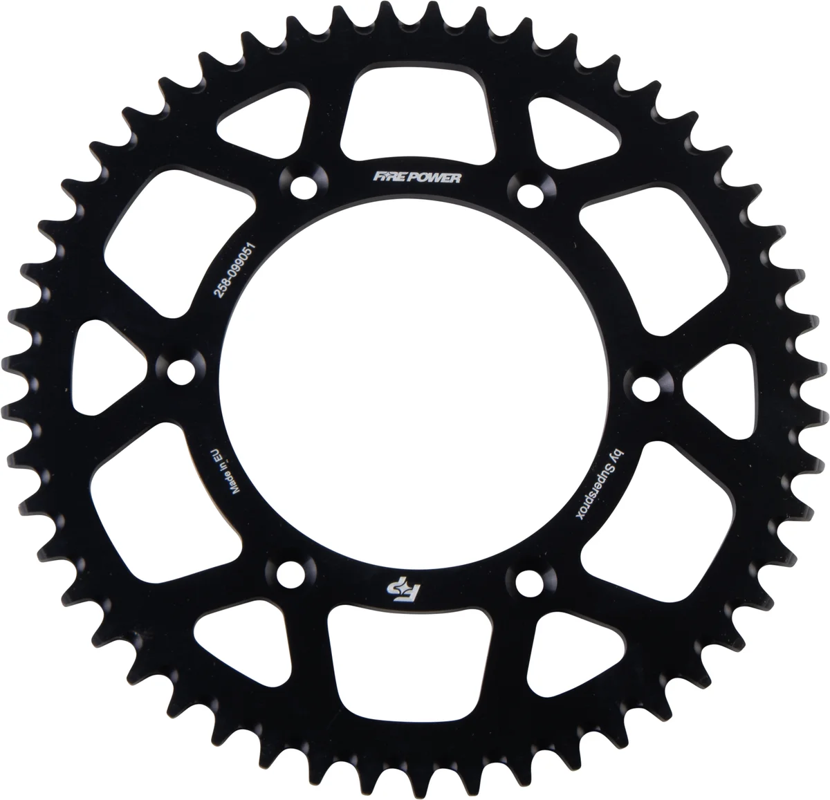 FIRE POWER - FPA-990-51-BLK - Aluminum Rear Sprocket