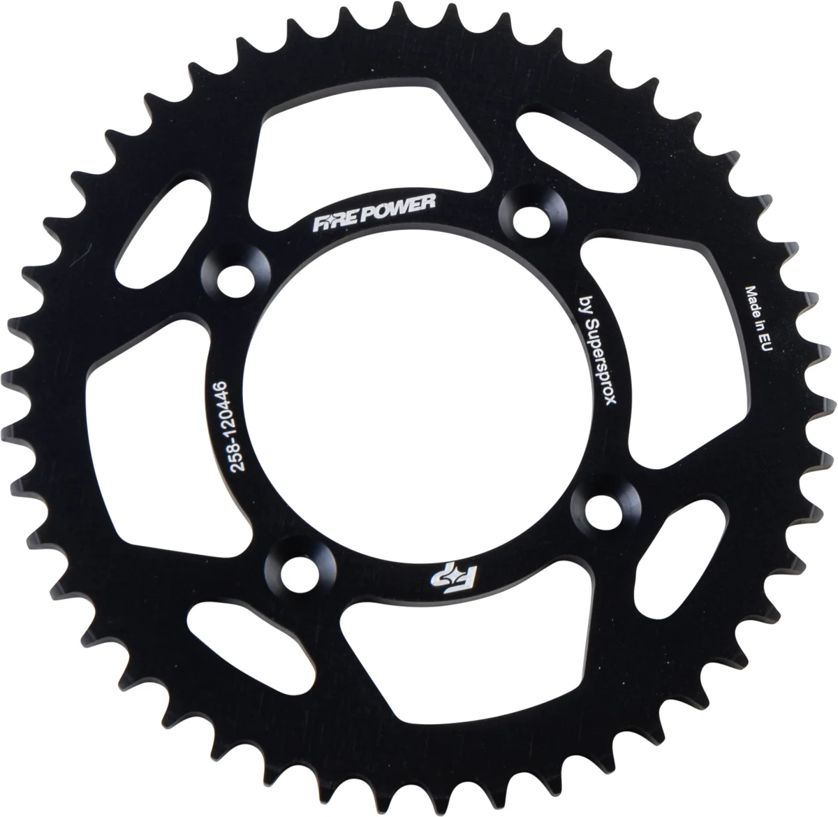 FIRE POWER - FPA-1204-46-BLK - Aluminum Rear Sprocket