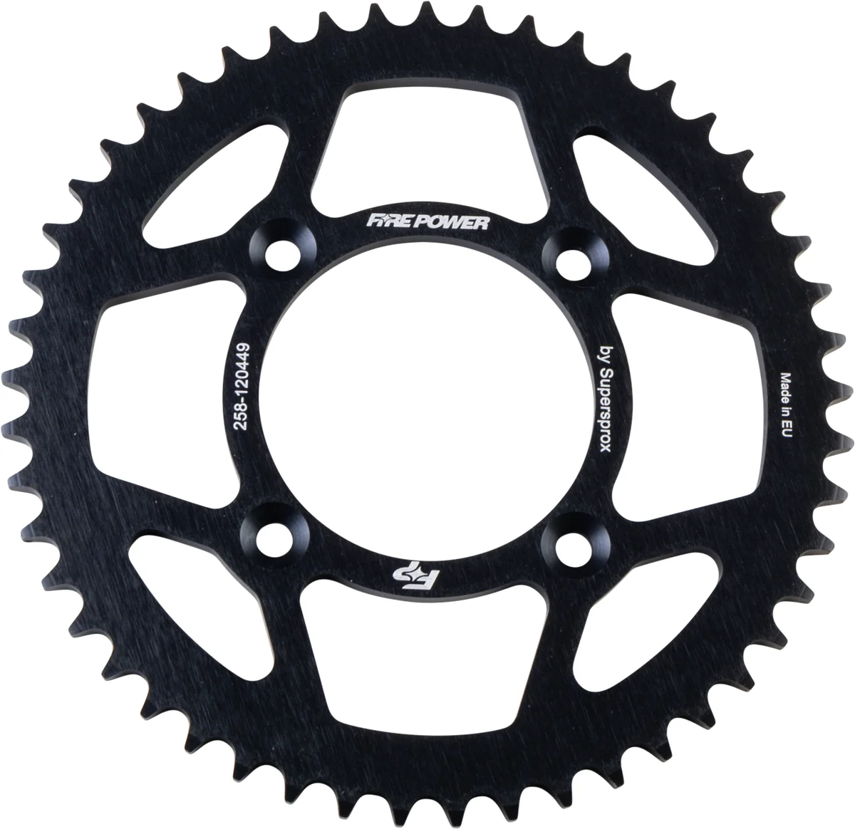 FIRE POWER - FPA-1204-49-BLK - Aluminum Rear Sprocket