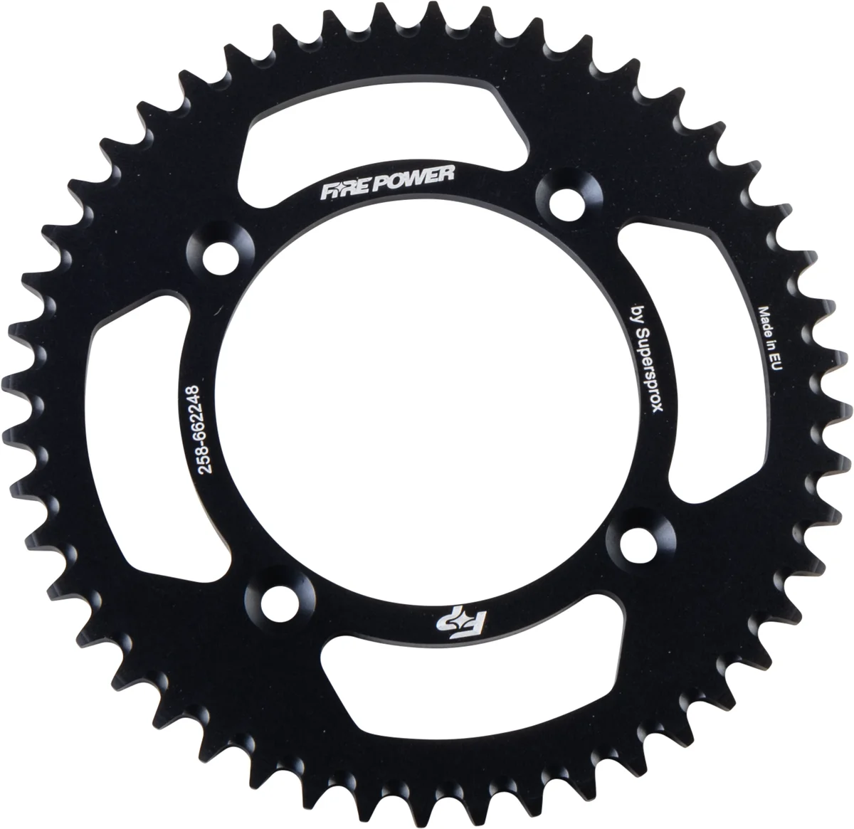 FIRE POWER - FPA-6622-48-BLK - Aluminum Rear Sprocket