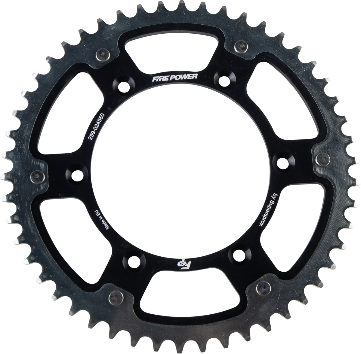 FIRE POWER - FPH-245-50-BLK - Hybrid Rear Sprocket