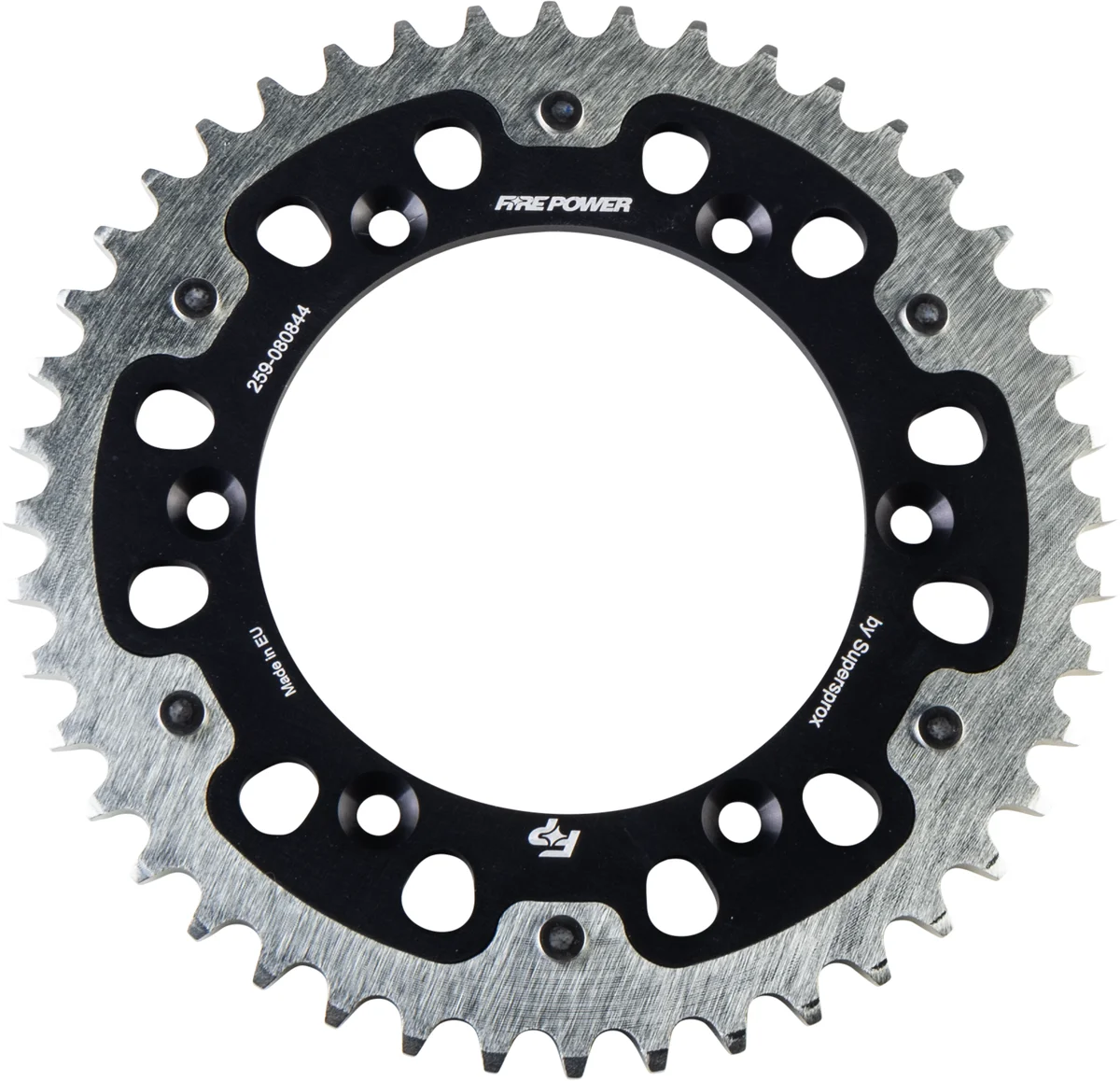 FIRE POWER - FPH-808-44-BLK - Hybrid Rear Sprocket