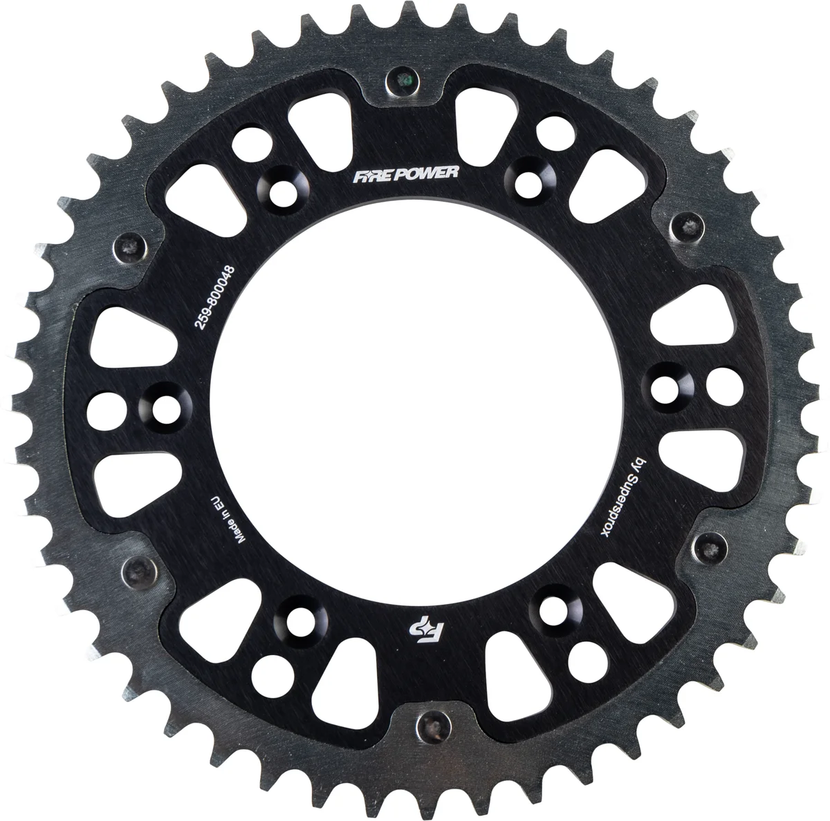 FIRE POWER - FPH-8000-48-BLK - Hybrid Rear Sprocket