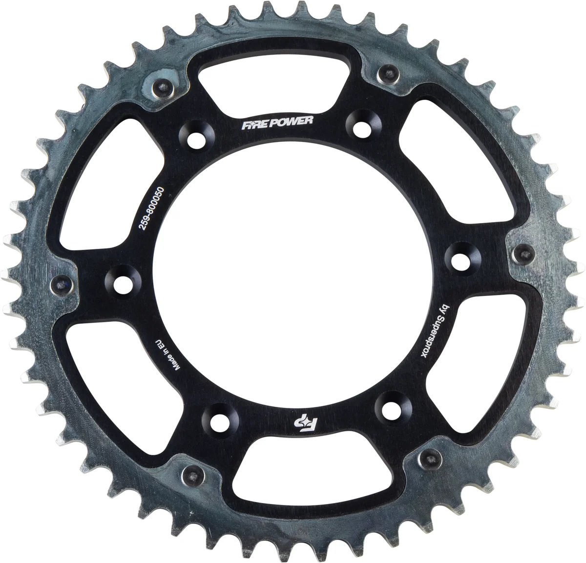 FIRE POWER - FPH-8000-50-BLK - Hybrid Rear Sprocket