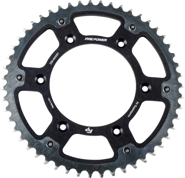 FIRE POWER - FPH-8000-51-BLK - Hybrid Rear Sprocket
