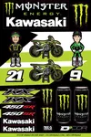 D-COR - 40-20-118 - Kawasaki Decal Sheet