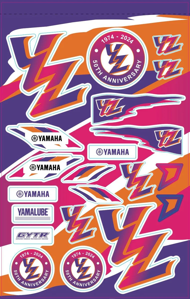 D-COR - 40-50-103 - Yamaha Decal Sheet