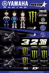 D-COR - 40-50-118 - Yamaha Decal Sheet