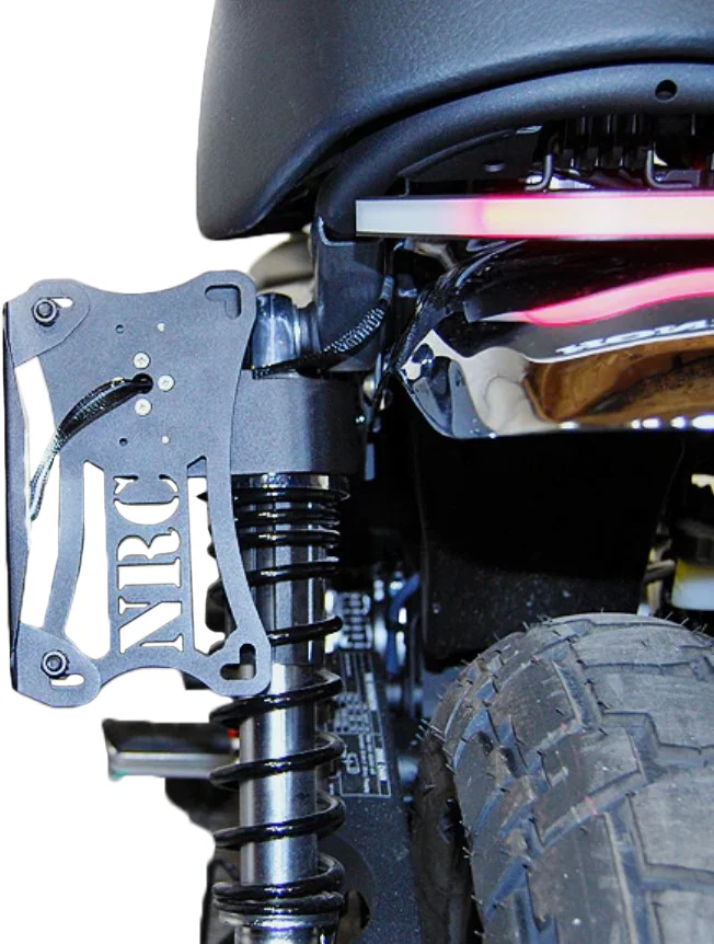 NEW RAGE CYCLES - MONKEY-SIDE - Side Mount License Plate