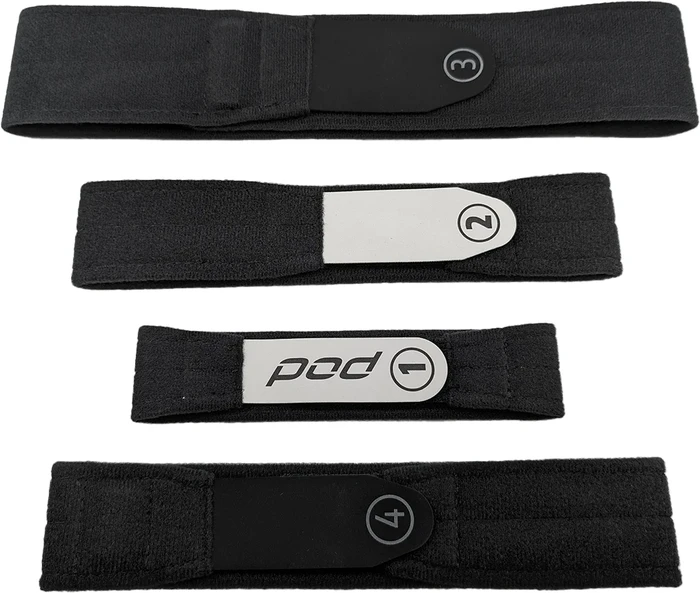 POD - KX36-BLK-BL-MD/LG - KX 3.0 Hinge Strap Set
