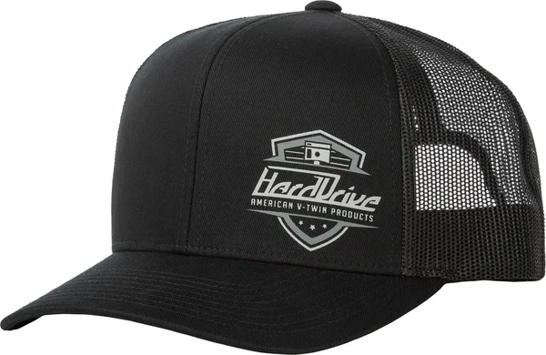 HARDDRIVE - 800-0211 - HARDDRIVE SHIELD HAT BLACK OS