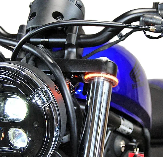 NEW RAGE CYCLES - REBEL500-FB - Front LED Turn Signals