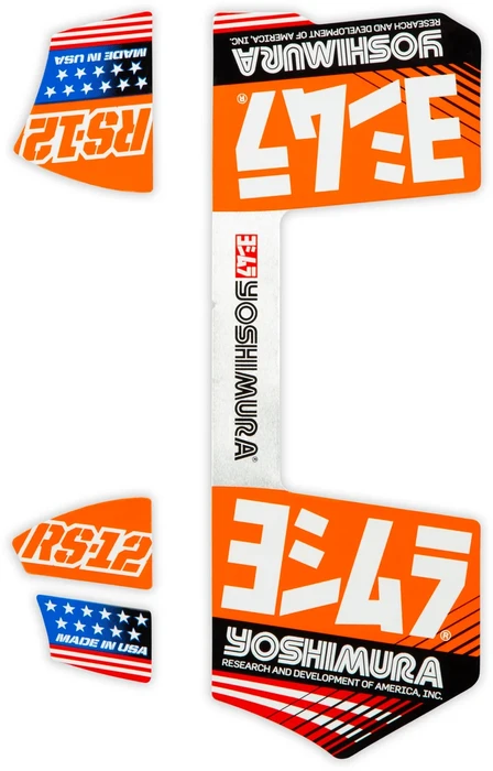 YOSHIMURA - RS12-NB014 - RS-12 Muffler Decals