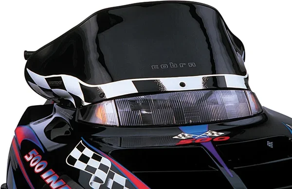 PowerMadd 11320 Polycarbonate Windshield - Durable UV-Resistant Windscreen for Riders