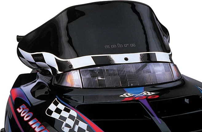 PowerMadd 11320 Polycarbonate Windshield - Durable UV-Resistant Windscreen for Riders