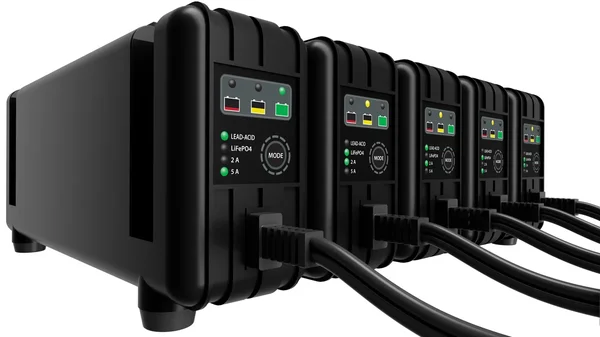 FIRE POWER - 030-0025-07-02 - 5 Bank Battery Charger 12V 5A