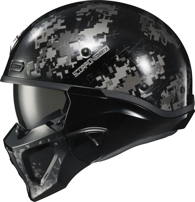 SCORPION EXO - COX-1833 - COVERT X OPEN FACE HELMET DIGICAMO SM