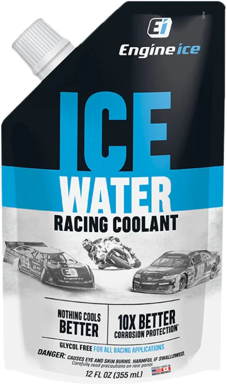 ENGINE ICE - 13071 - ICE WATER RACING COOLANT GLYCOL FREE 12 OZ