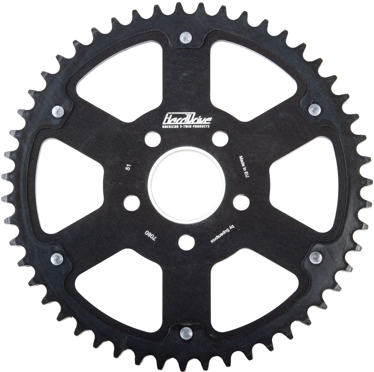 HARDDRIVE - RST-7080_WPS:53-BLK - Carbon Tooth Sprocket