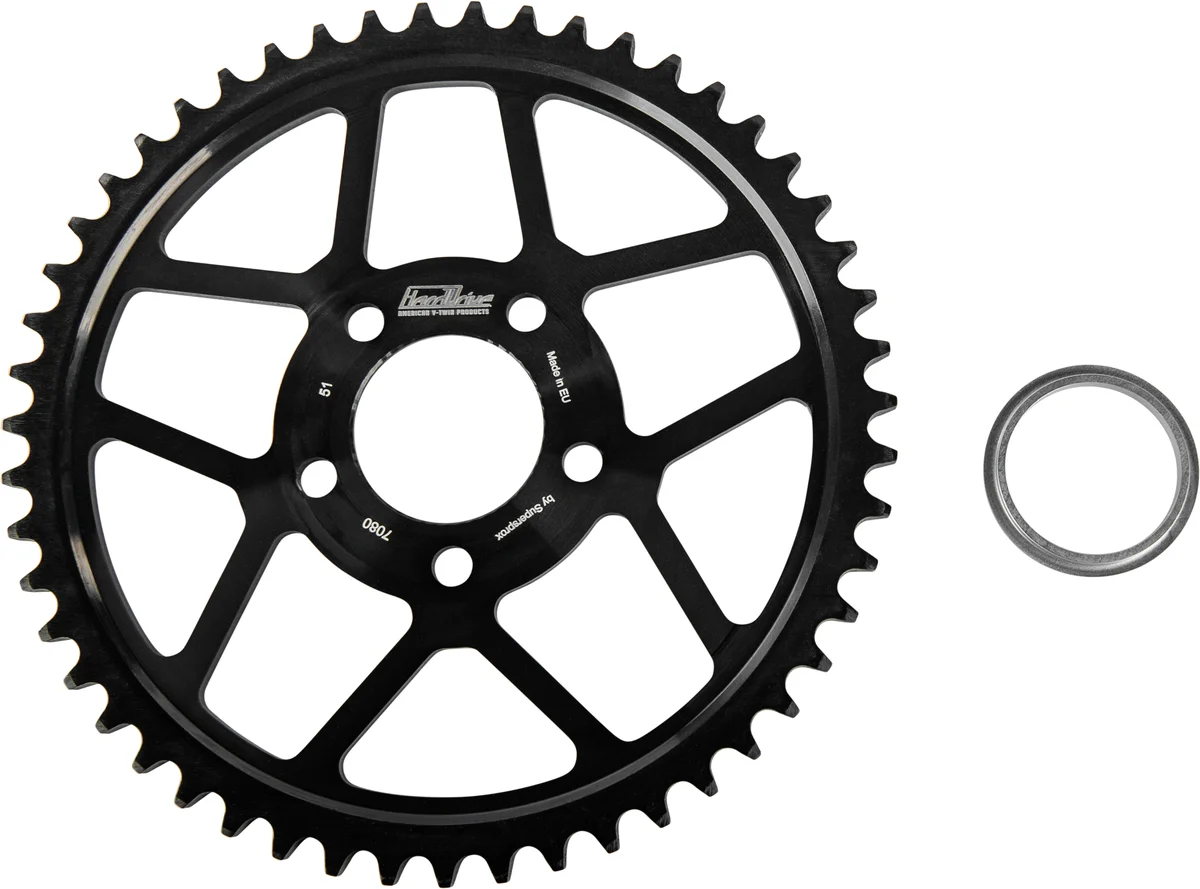 HARDDRIVE - RFE-7080_WPS:51-BLK - Rear Steel Sprocket