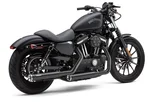 COBRA - 6081RB - 3" RPT SLIP-ONS BLACK SPORTSTER 14-22