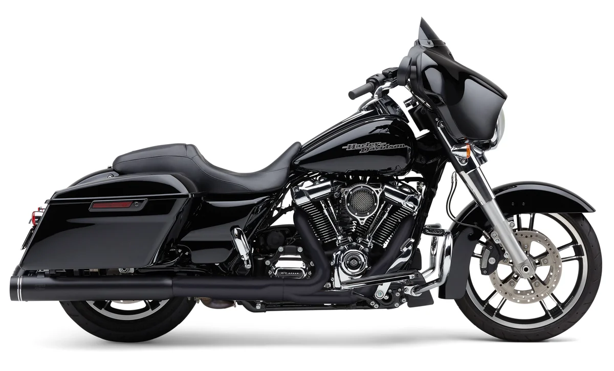 COBRA - 6277RB - 4" GROOVE TIP SLIP-ON BLACK FLH/FLT 17-22