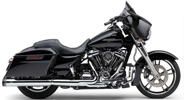 COBRA - 6277 - 4" GROOVE TIP SLIP-ON CHROME FLH/FLT 17-22