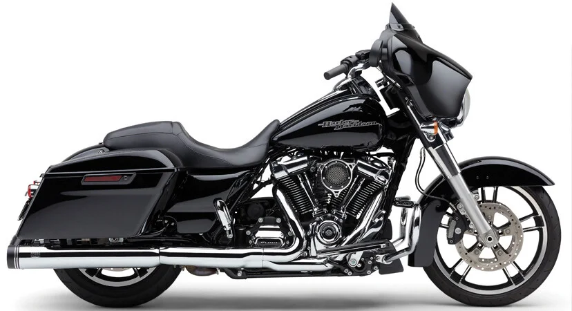 COBRA - 6277 - 4" GROOVE TIP SLIP-ON CHROME FLH/FLT 17-22