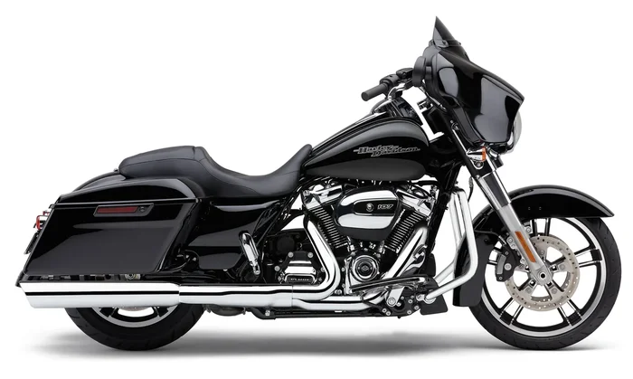 COBRA - 6108 - 909-TWINS 4" SLIP-ONS CHROME FLH/FLT 17-22