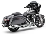 COBRA - 6106 - 909-TWINS 4" SLIP-ONS CHROME FLH/FLT 95-16