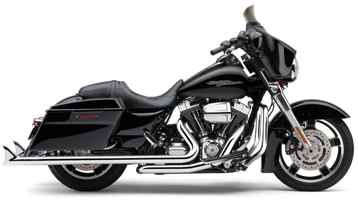 COBRA - 6975 - FISHTAIL SPEEDSTER DUALS CHROME FLH/FLT 17-22