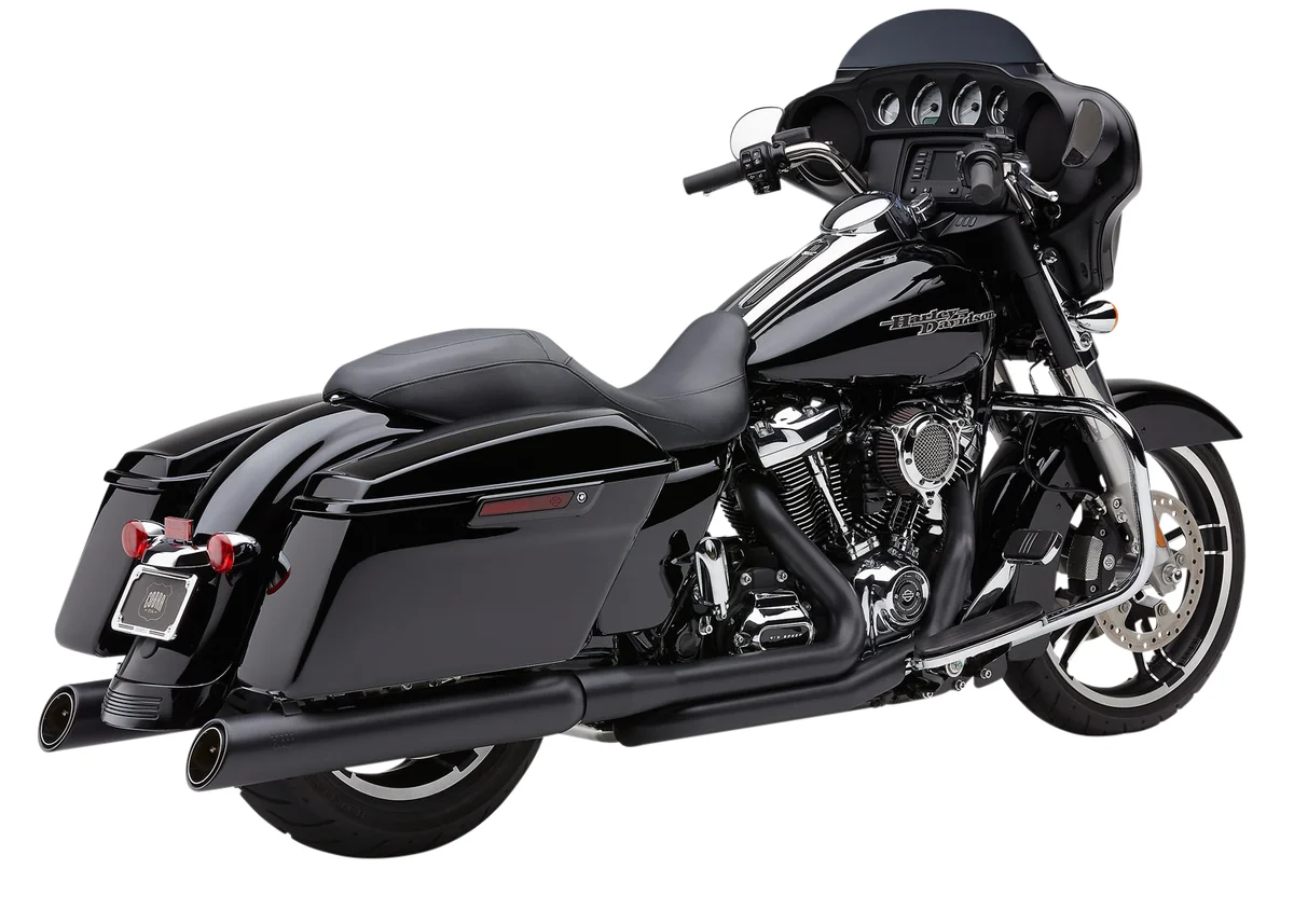COBRA - 6257RB - TRUE DUAL HEADPIPES BLACK FLH/FLT 17-22