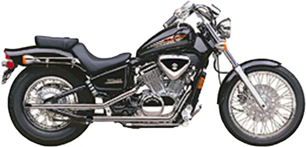 COBRA - 1261 - BLVD DRAG PIPES F/S CHROME HON VLX600 88-98