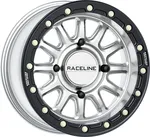 RACELINE - A14SB-57037+10 - Raceline A14 Alpha Beadlock Silver/Black