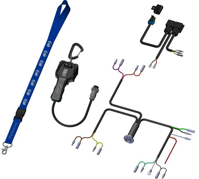 KFI - 106950 - KFI Single Actuator Plow Control Hand Remote Kit