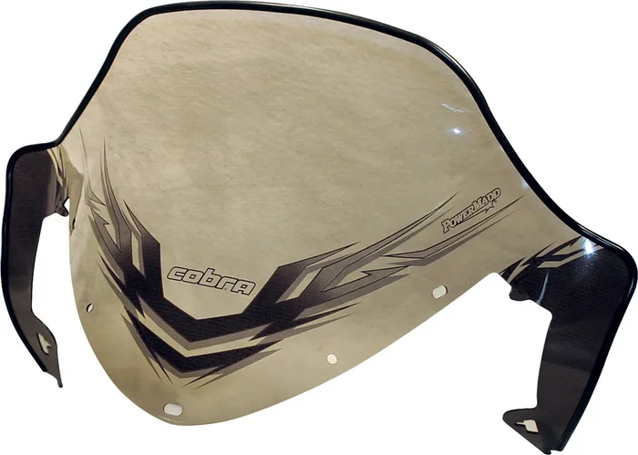 POWERMADD 11931 Windshield - High-Impact Polycarbonate Windscreen for Enhanced Visibility & Protection