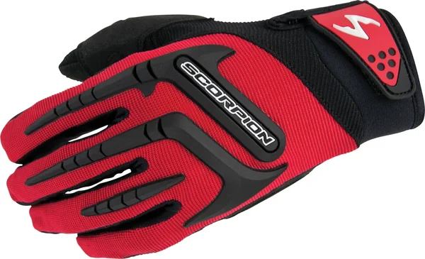SCORPION EXO - G12-115 - SKRUB GLOVES RED LG