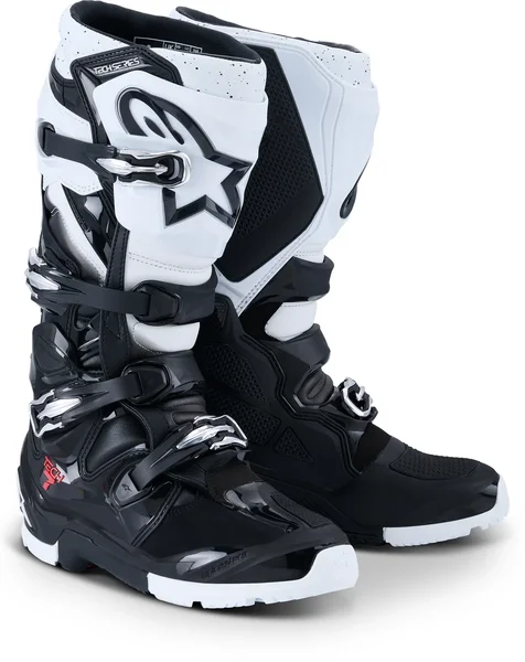 ALPINESTARS - 2010426-12-7 - TECH 7 ENDURO BLACK/WHITE 7