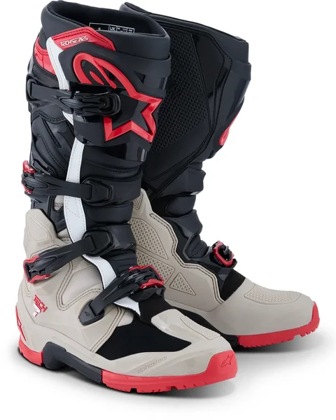 ALPINESTARS - 2010426-1903-11 - TECH 7 ENDURO BLK/LIGHT GRY/BRIGHT RED 11