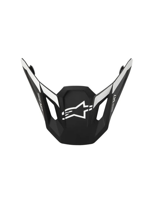 ALPINESTARS - 8981226-1121-TU - SM7 DASHER VISOR ECE06 BLACK/WHITE MATT