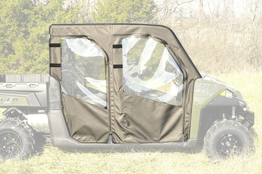 SEIZMIK Waterproof UTV Soft Doors - Full Protection & Roll-Away Windows for All Seasons