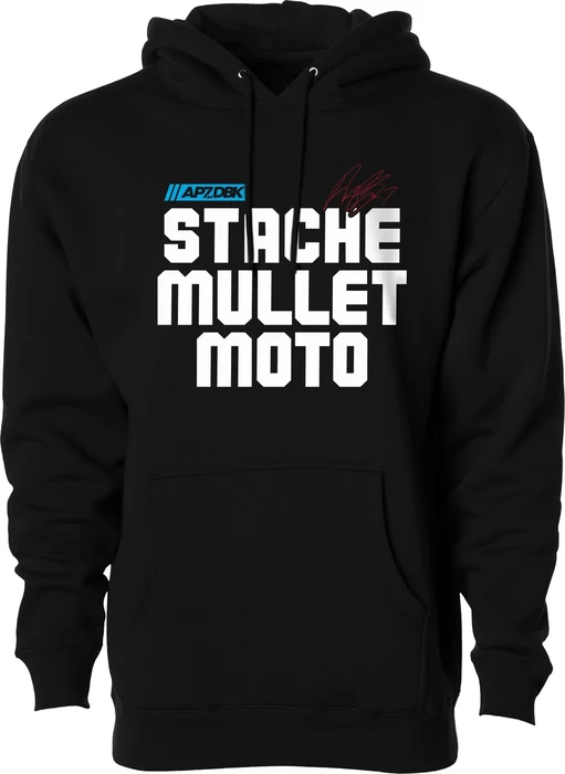 DBK - AHAP-STACHEMULL-M - Stache Mullet Moto Hoodie