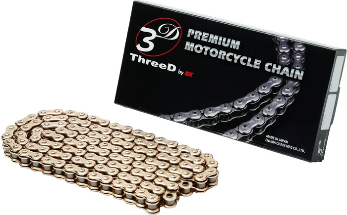 EK - 520RV3D-120G - CHAIN GP RV NX2-RING 520-120L GLD